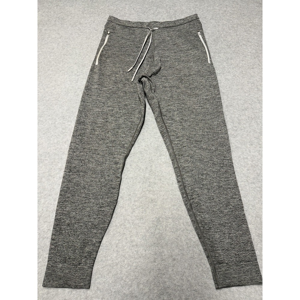 Lululemon Engineered Warmth Jogger Pants Mens Large Gray Wool Blend Knit